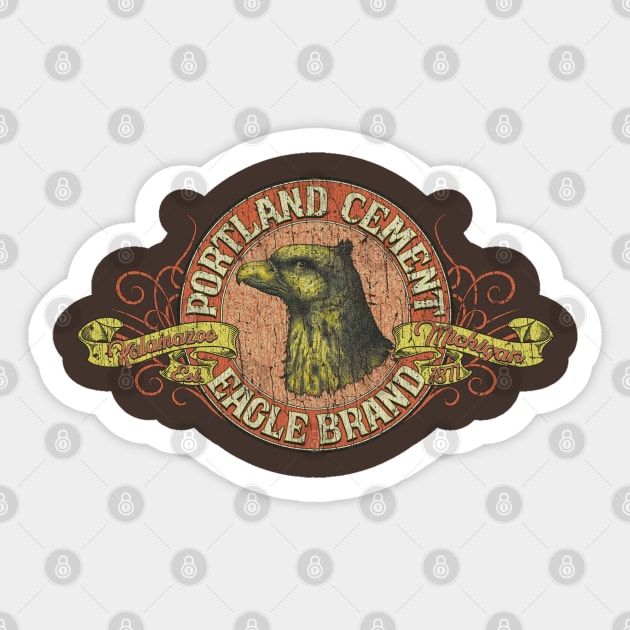 Eagle Brand Portland Cement 1871 Sticker by JCD666